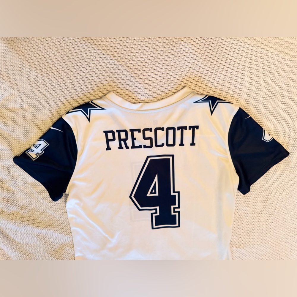 NFL NIKE Dallas Cowboys #4 Dak Prescott Women's Game Football Jersey Shirt - Picture 10 of 16